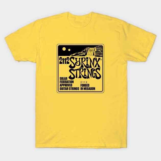 Syrinx Strings - Brand T-Shirt by MustardSoda